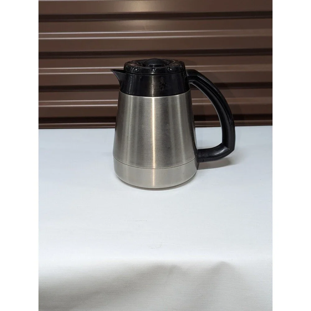 Stainless Steel 1.5L Silver & Black‎ Coffee Carafe Unbranded